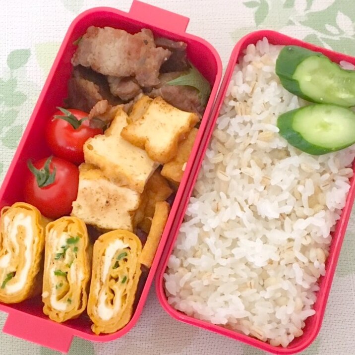 お弁当おかずに 厚揚げのごま油炒め レシピ 作り方 By にこちゃん86 楽天レシピ